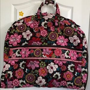 Floral Quilted garment Bag